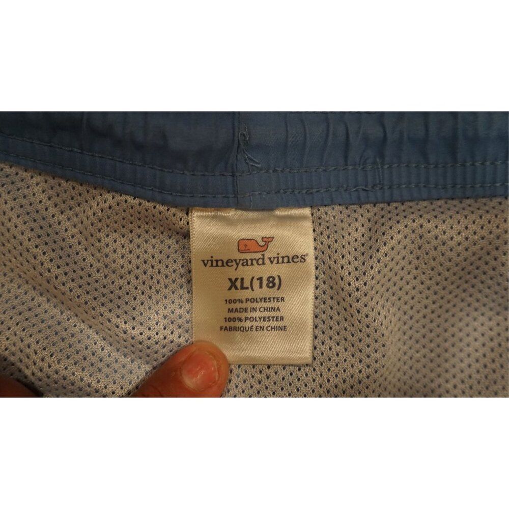 Vineyard Vines Boys Pieced Tropical Chappy Shorts Swim Trunks - XL (18) - Picture 6 of 12